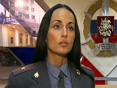 Porte-parole du ministère russe de l'Intérieur, Irina Volk. D. R.